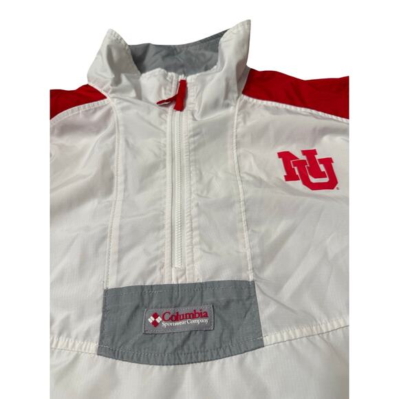 Columbia Santa Ana Anorak Quarter-Zip Jacket Northwestern University Size L - Picture 7 of 8